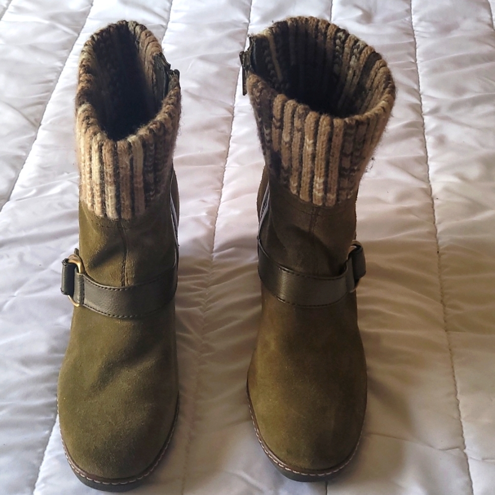 Naturalizer Kenning Green Boots